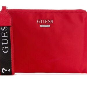 ❤️🤩Guess‎ Factory Rayna Nylon Wristlet Red🤩❤️